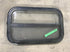 Used Black Radius Opening Window : 23 1/2" W X 14 1/2" H X 2" D - Young Farts RV Parts