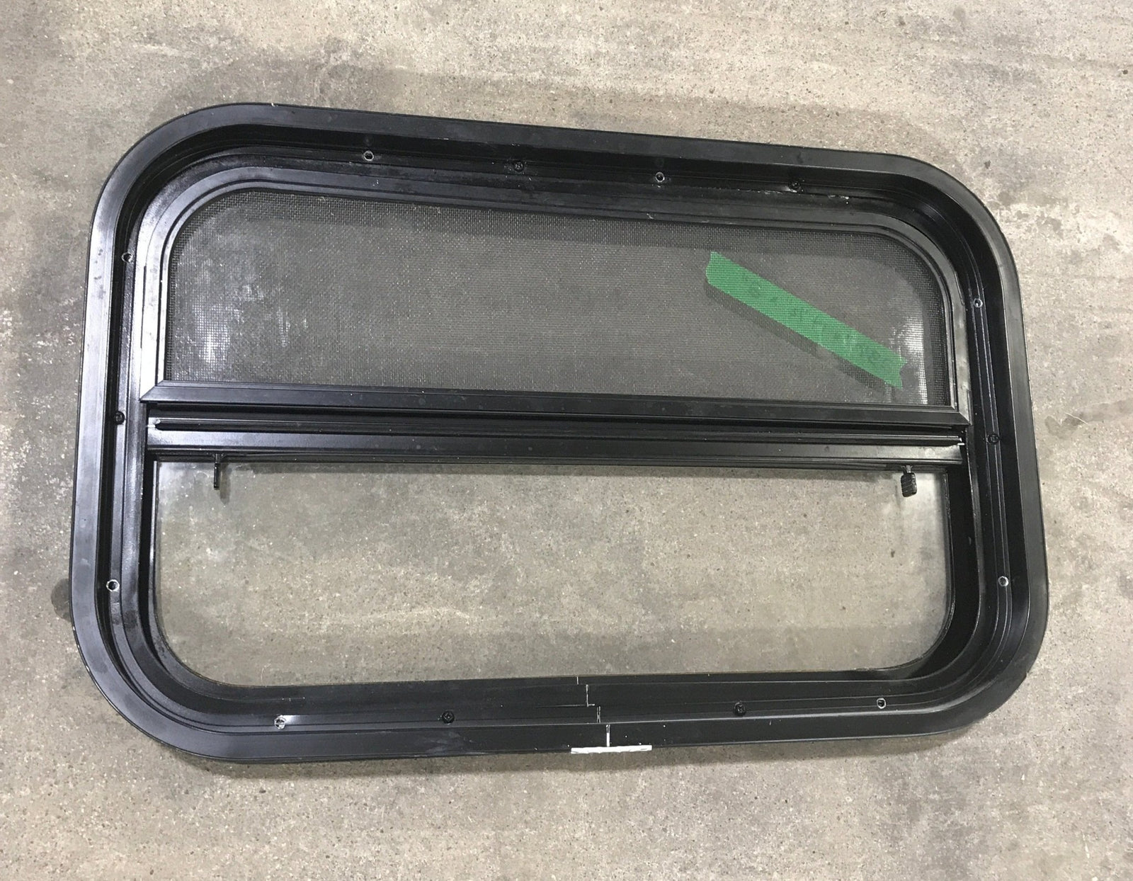 Used Black Radius Opening Window : 23 1/2