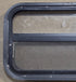 Used Black Radius Opening Window : 23 1/2" W x 14 1/4" H x 1 7/8" D - Young Farts RV Parts