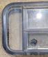 Used Black Radius Opening Window : 23 1/2" W x 14 3/4" H x 1 1/4" D - Young Farts RV Parts