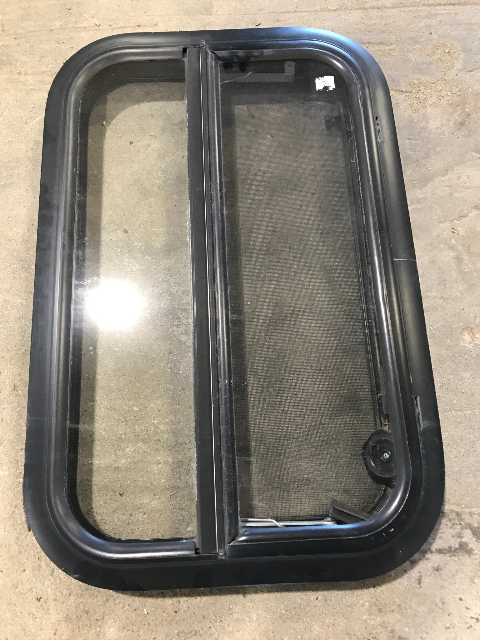 Used Black Radius Opening Window : 23 1/2