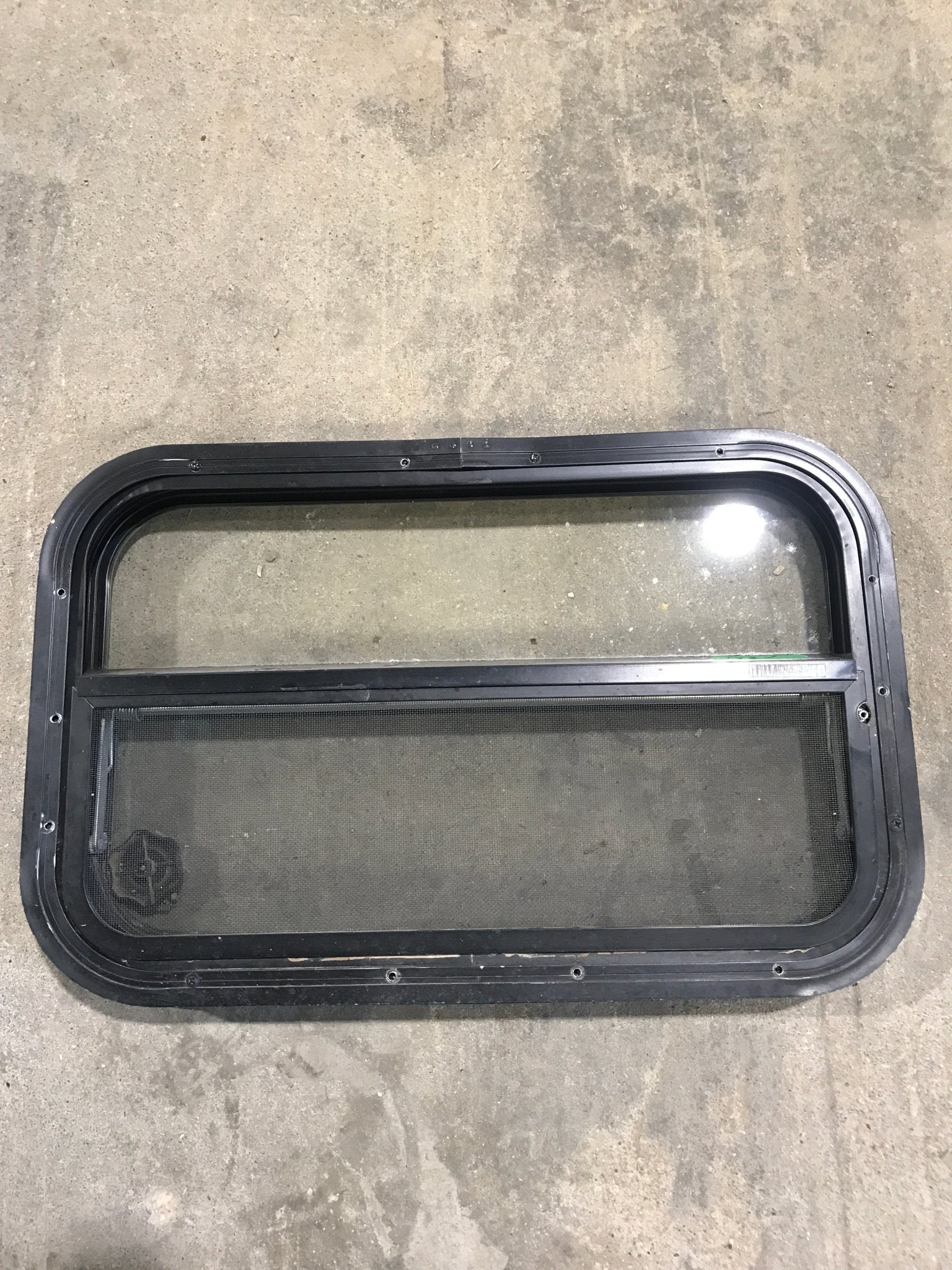 Used Black Radius Opening Window : 23 1/2