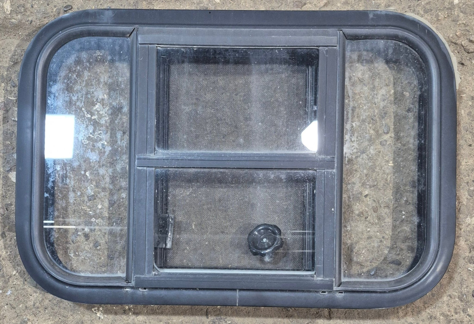 Used Black Radius Opening Window : 23 1/2