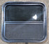 Used Black Radius Opening Window : 23 1/2" W x 21 1/4" H x 1 3/4" - Young Farts RV Parts