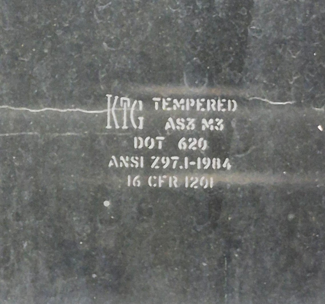 Used Black Radius Opening Window : 23 1/2