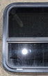 Used Black Radius Opening Window : 23 1/2" W x 21 1/4" H x 2" - Young Farts RV Parts