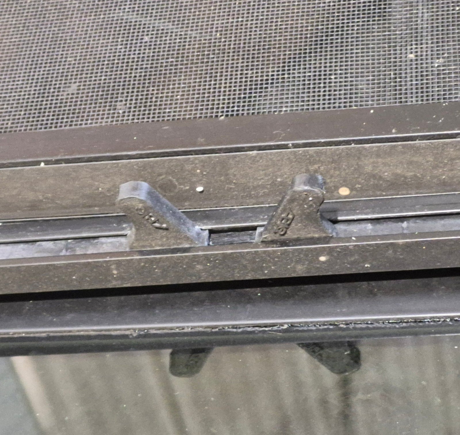 Used Black Radius Opening Window : 23 1/2