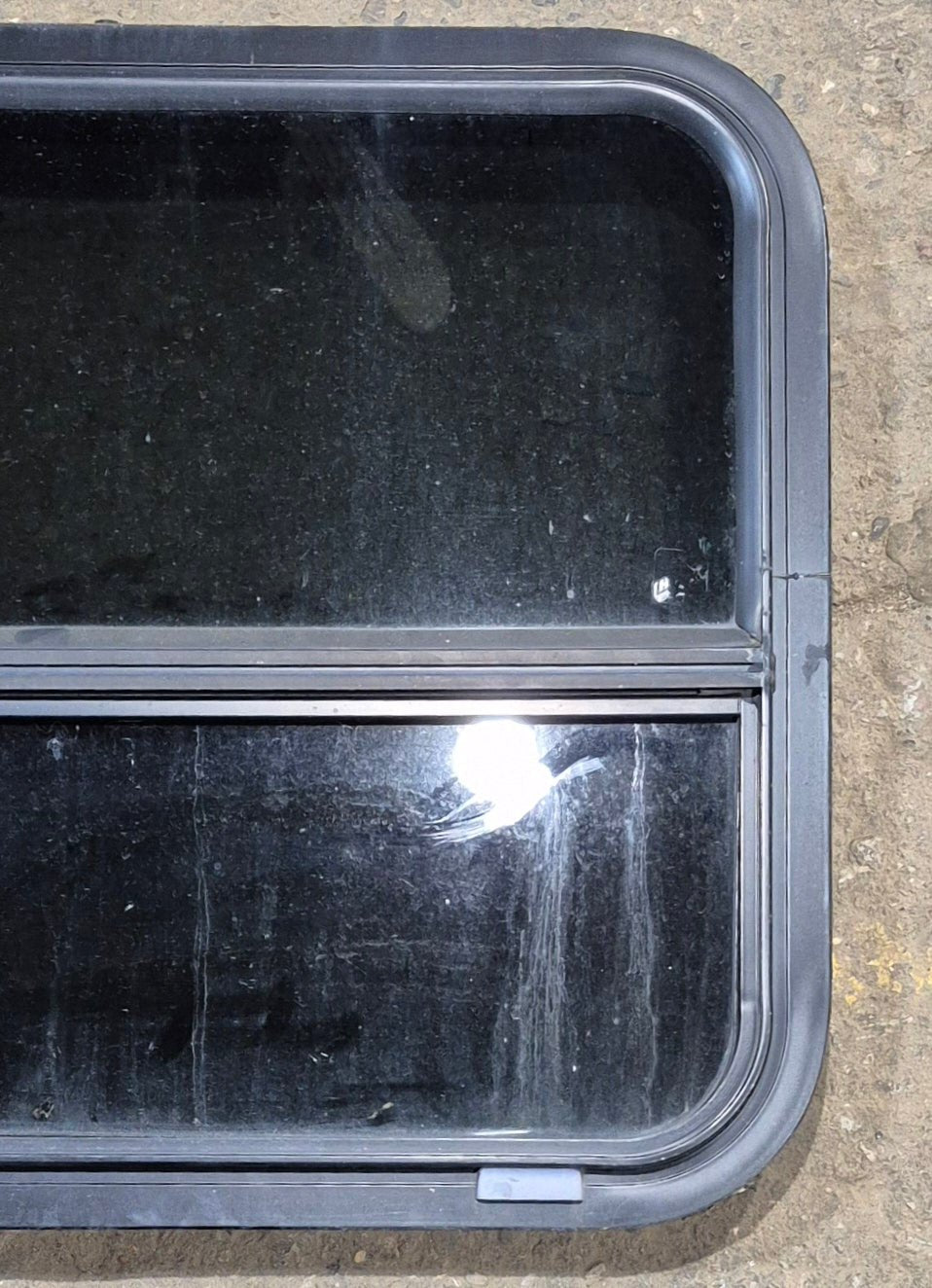 Used Black Radius Opening Window : 23 1/2