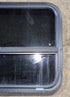Used Black Radius Opening Window : 23 1/2" W x 21 1/4" H x 2" - Young Farts RV Parts