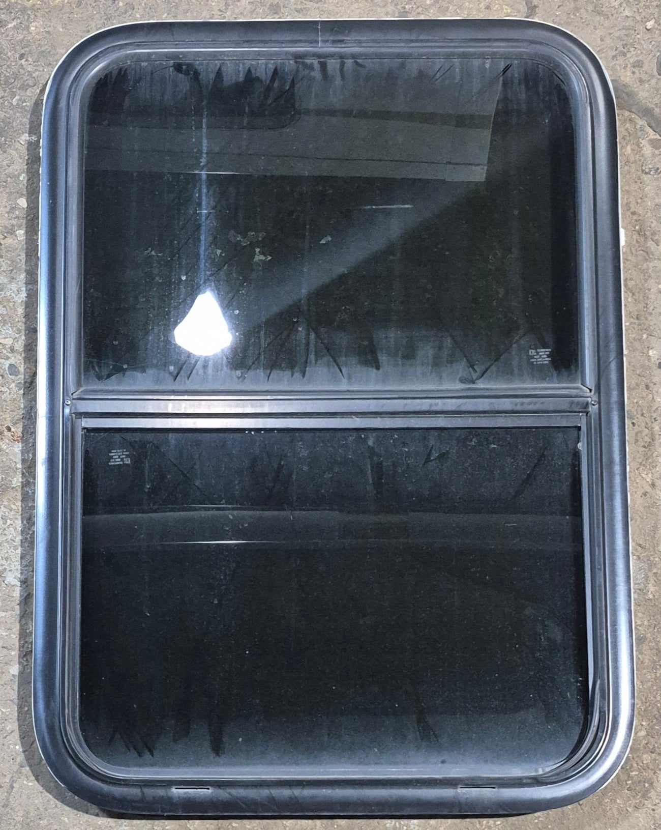 Used Black Radius Opening Window : 23 1/2