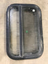 Used Black Radius Opening Window : 23 1/4" W X 14 1/2" H X 2" D - Young Farts RV Parts