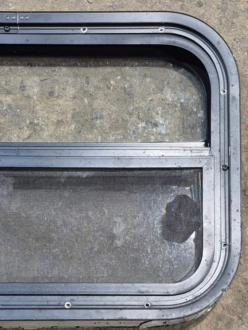 Used Black Radius Opening Window : 23 1/4