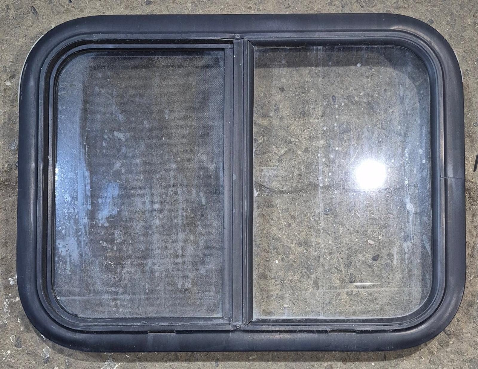 Used Black Radius Opening Window : 23 1/4