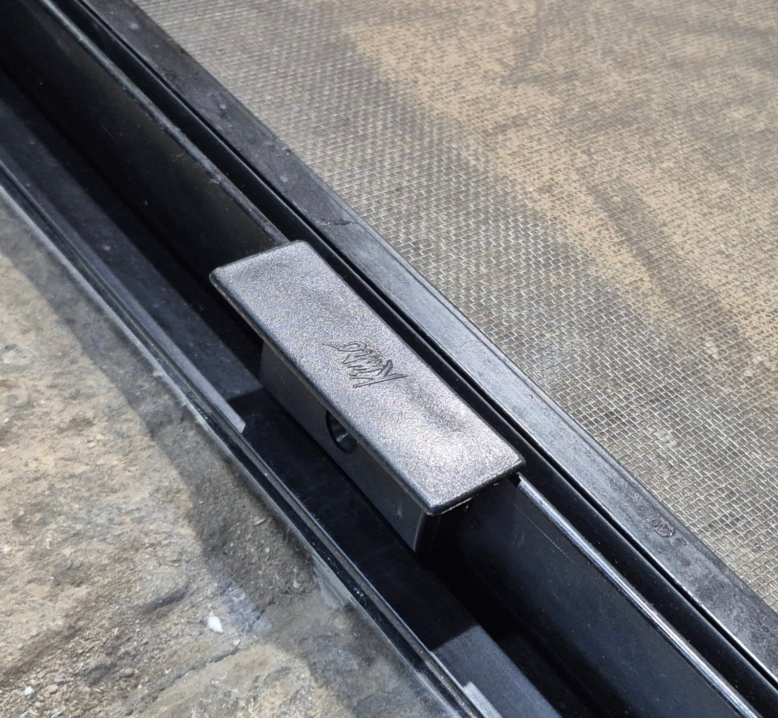 Used Black Radius Opening Window : 23 1/4