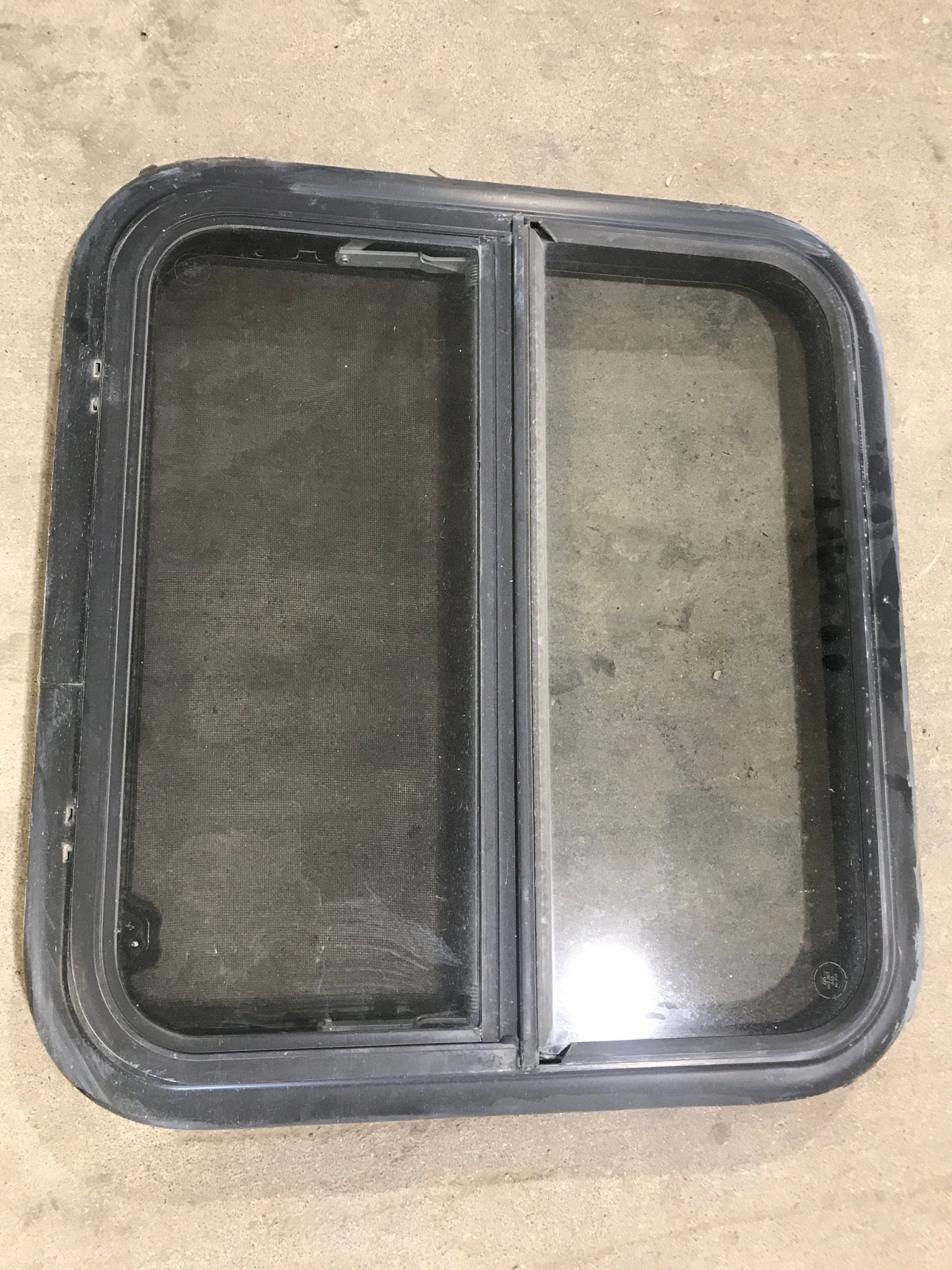 Used Black Radius Opening Window : 23 1/4