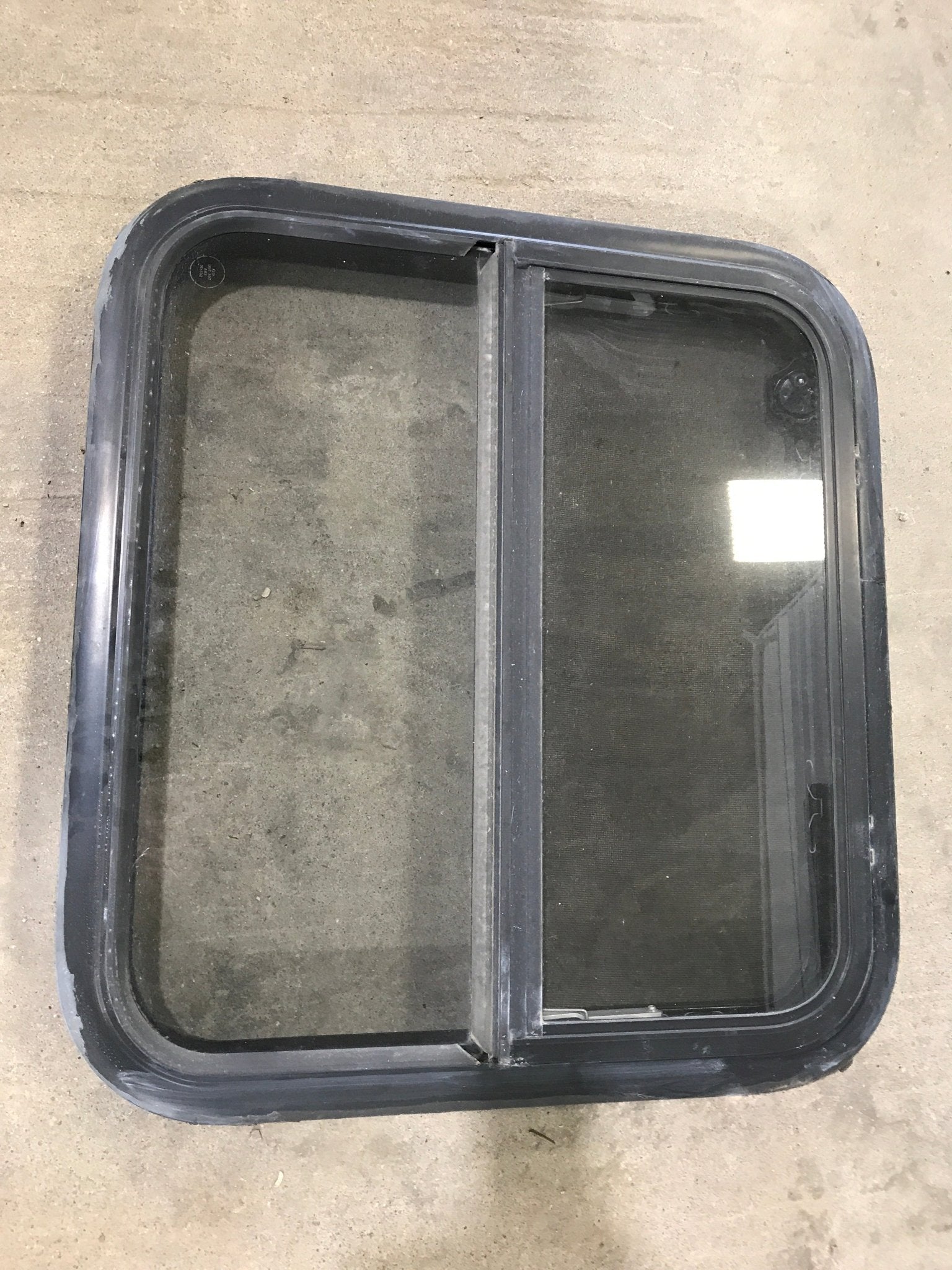 Used Black Radius Opening Window : 23 1/4
