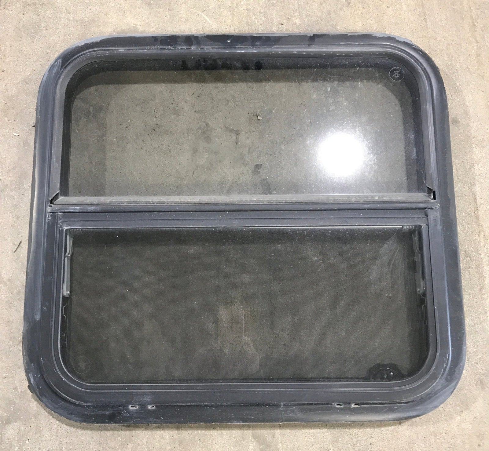 Used Black Radius Opening Window : 23 1/4