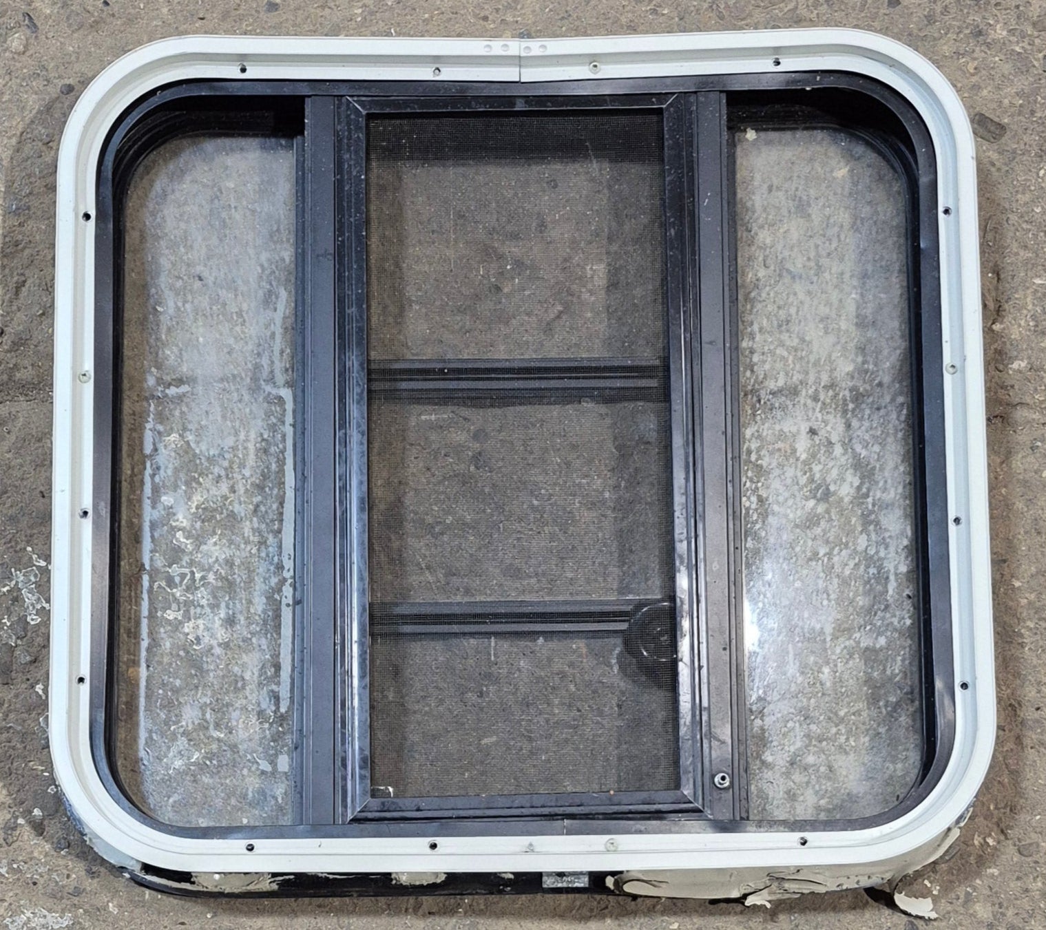 Used Black Radius Opening Window : 23 1/4