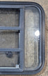 Used Black Radius Opening Window : 23 1/4" W x 21 3/4" H x 1 7/8" - Young Farts RV Parts