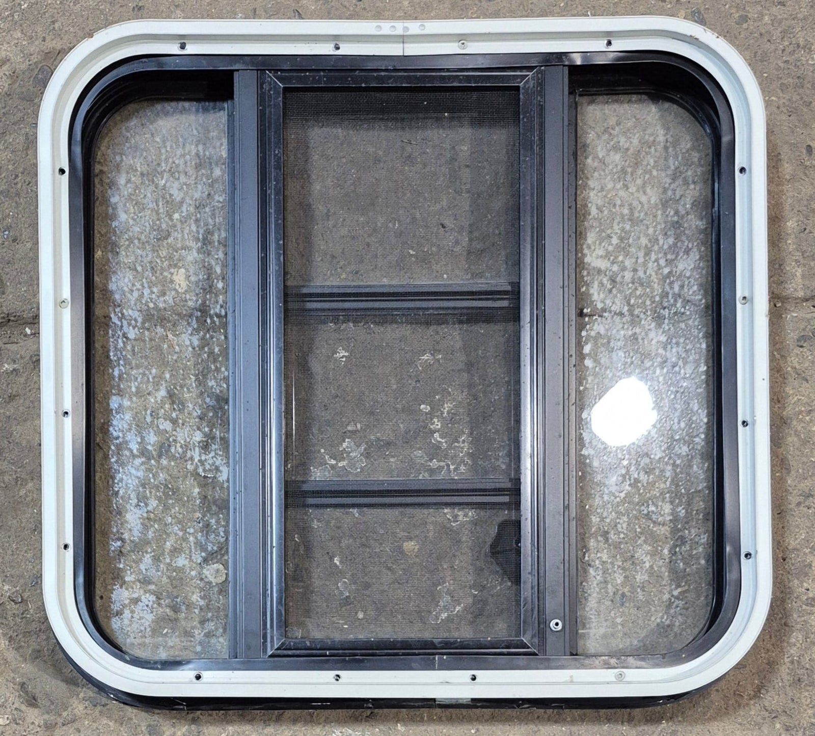 Used Black Radius Opening Window : 23 1/4