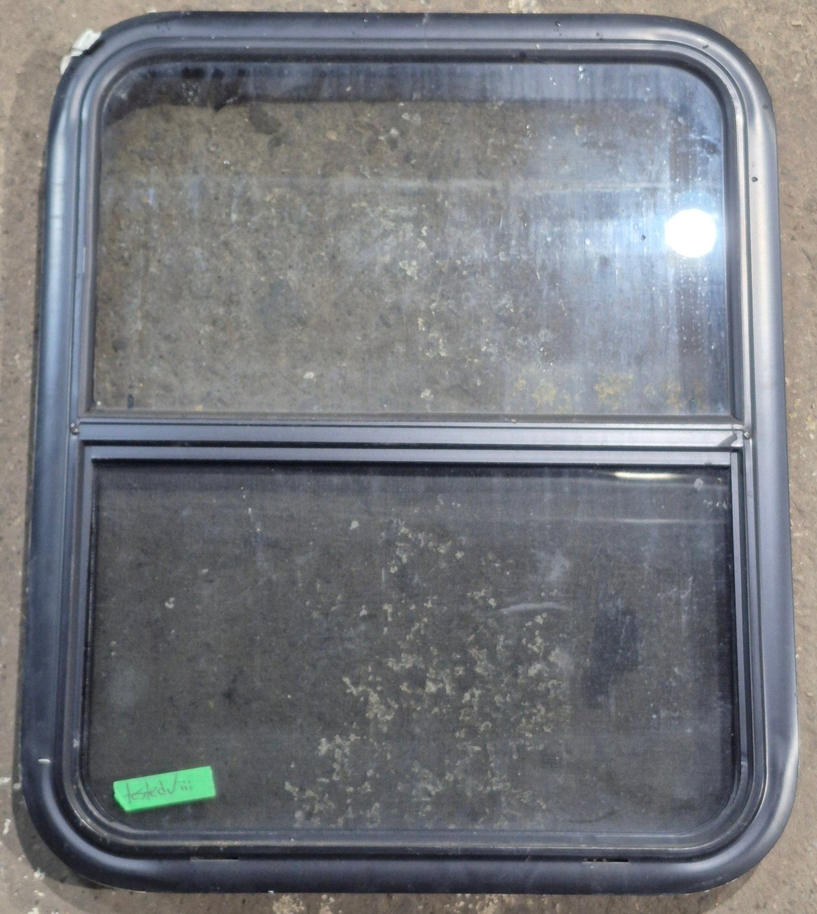 Used Black Radius Opening Window : 23 1/4