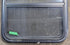 Used Black Radius Opening Window : 23 1/4" W x 28 1/4" H x 1 3/4" D - Young Farts RV Parts