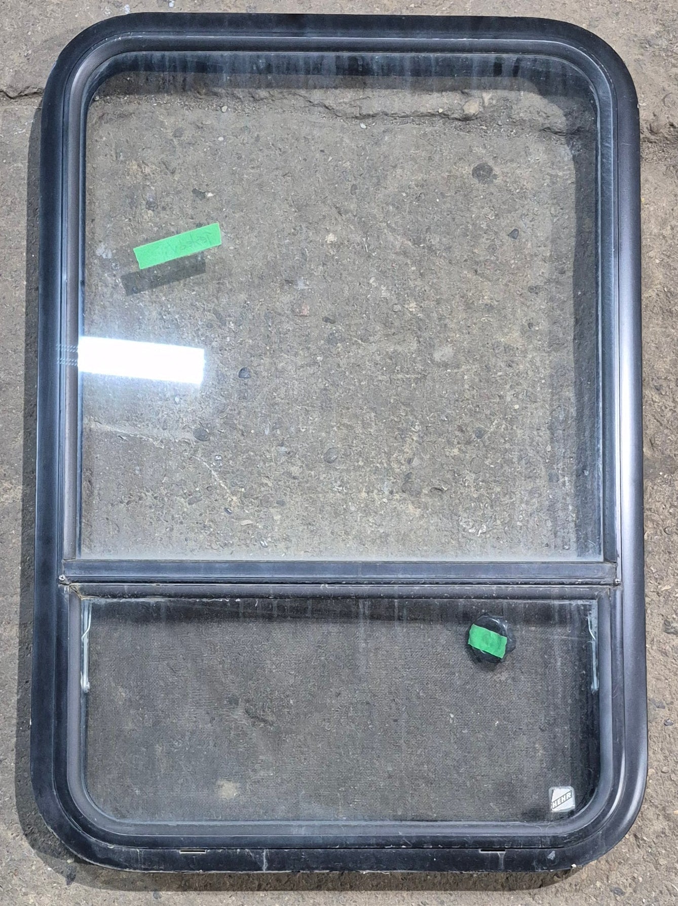 Used Black Radius Opening Window : 23 1/4