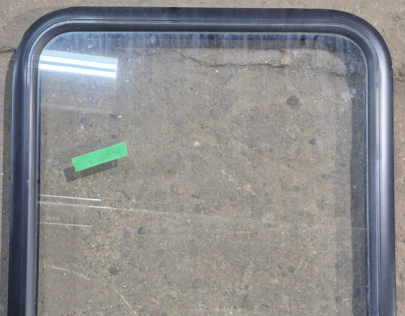 Used Black Radius Opening Window : 23 1/4
