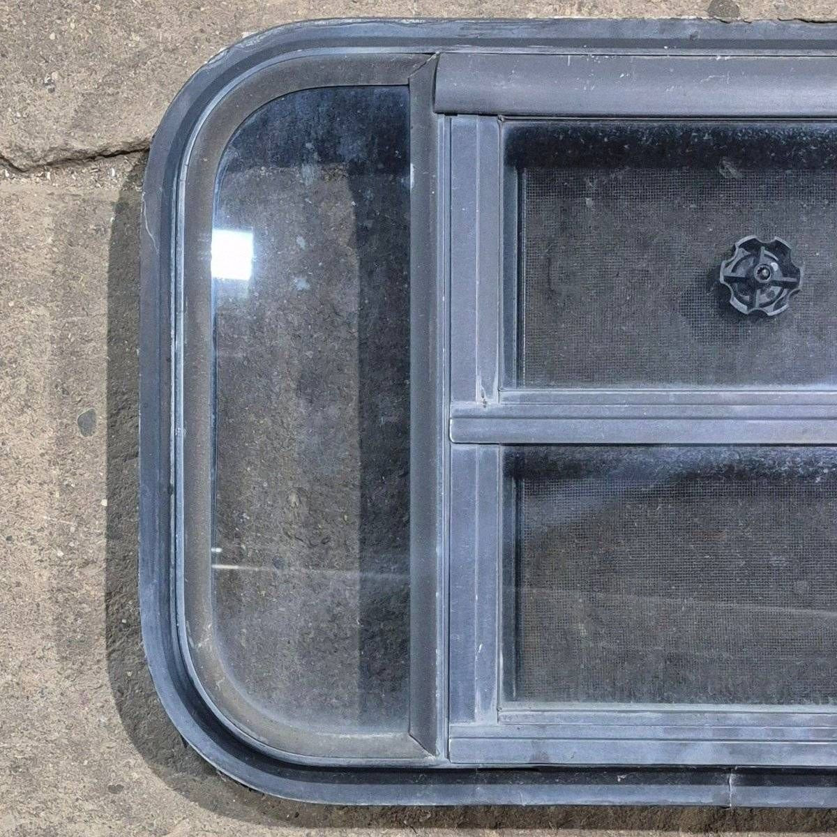 Used Black Radius Opening Window - 23 1/8