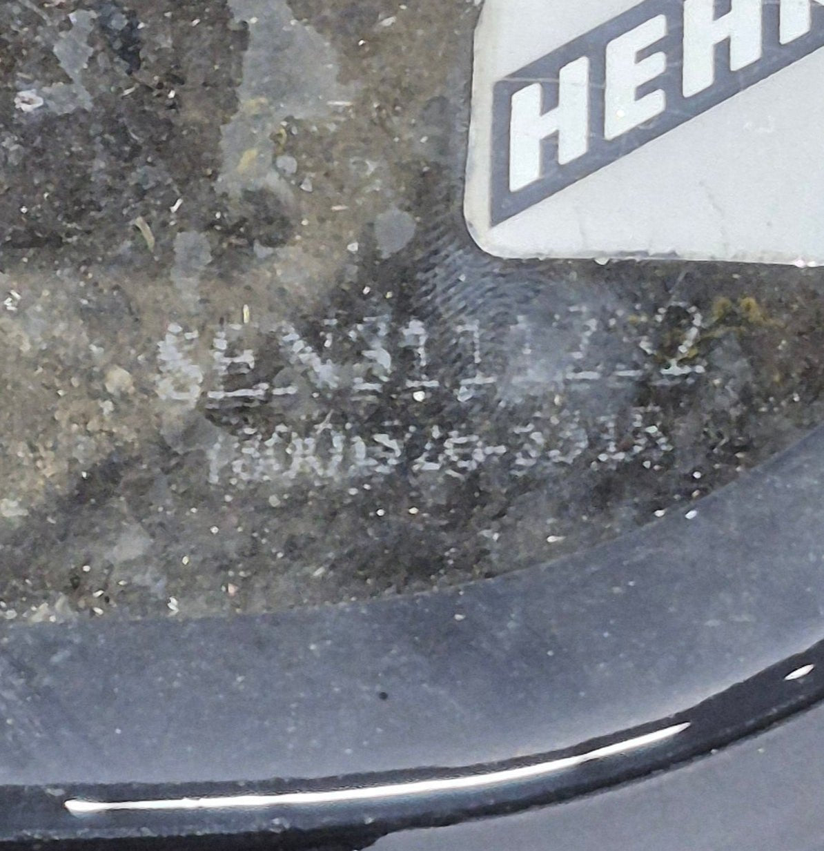 Used Black Radius Opening Window : 23 3/4" W x 17 3/4" H x 1 7/8" - Young Farts RV Parts