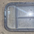 Used Black Radius Opening Window : 23 3/4" X 15" X 1 1/2 - Young Farts RV Parts