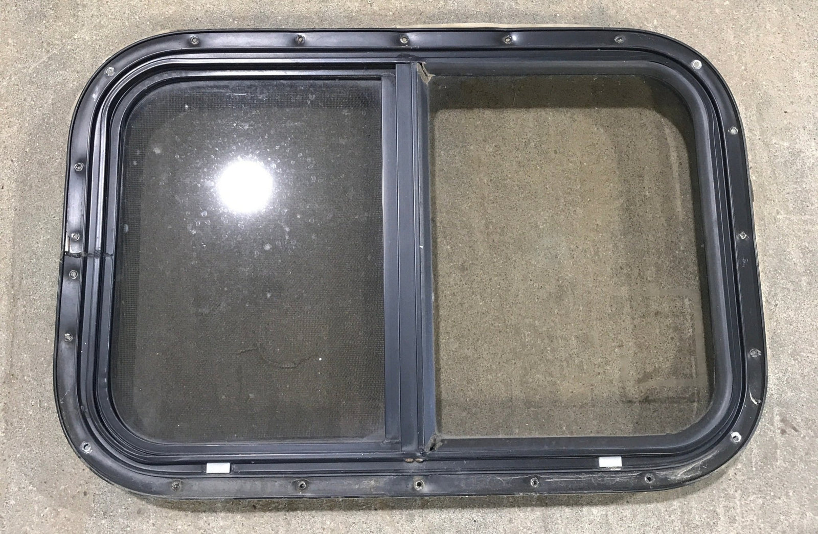 Used Black Radius Opening Window : 24 1/2
