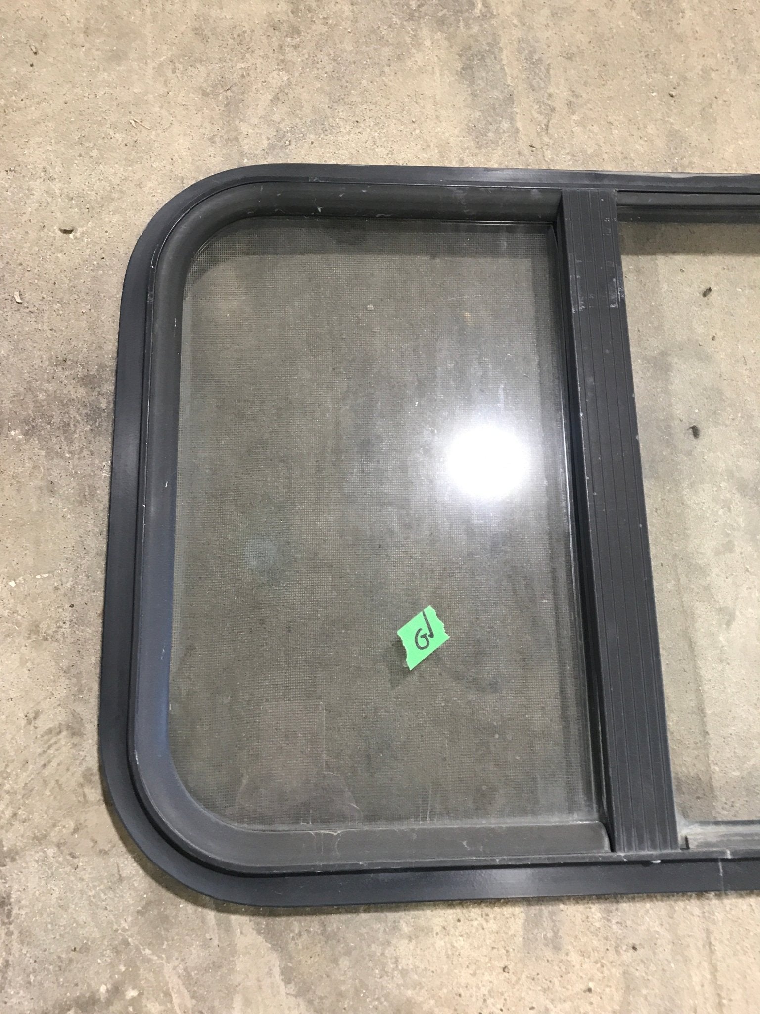 Used Black Radius Opening Window : 24 1/4