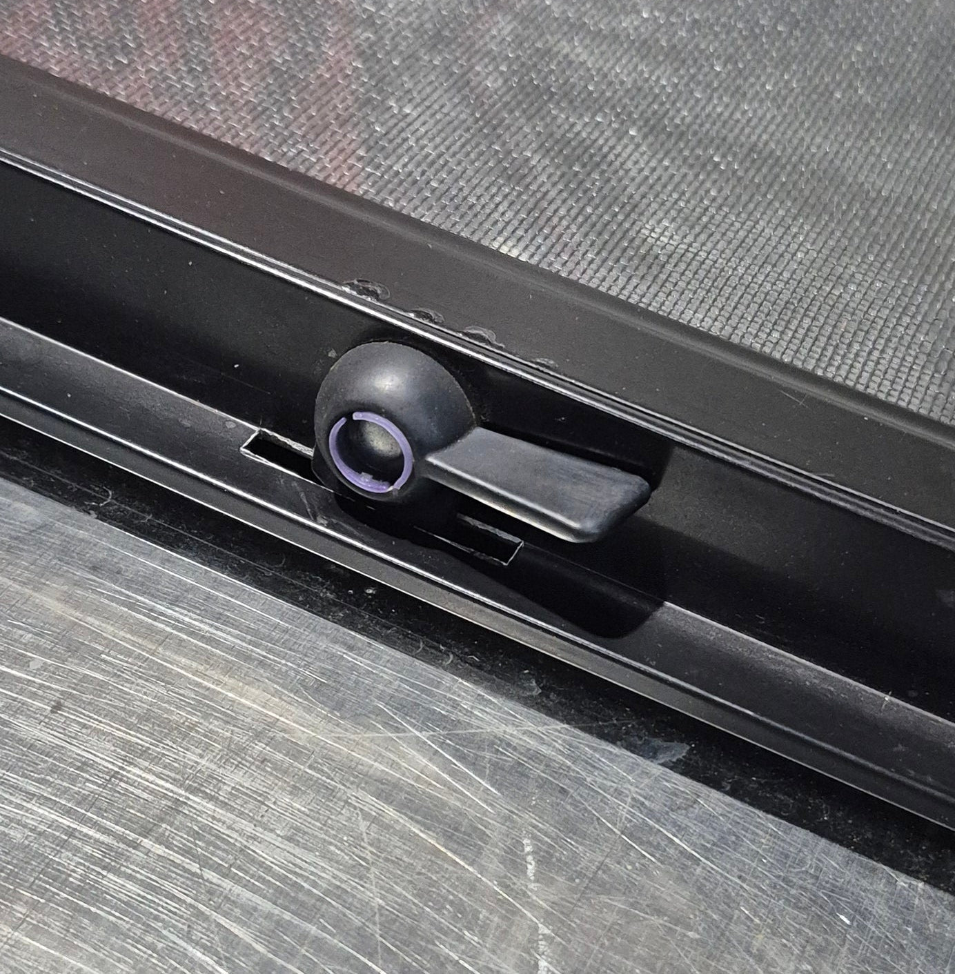 Used Black Radius Opening Window : 24 1/4