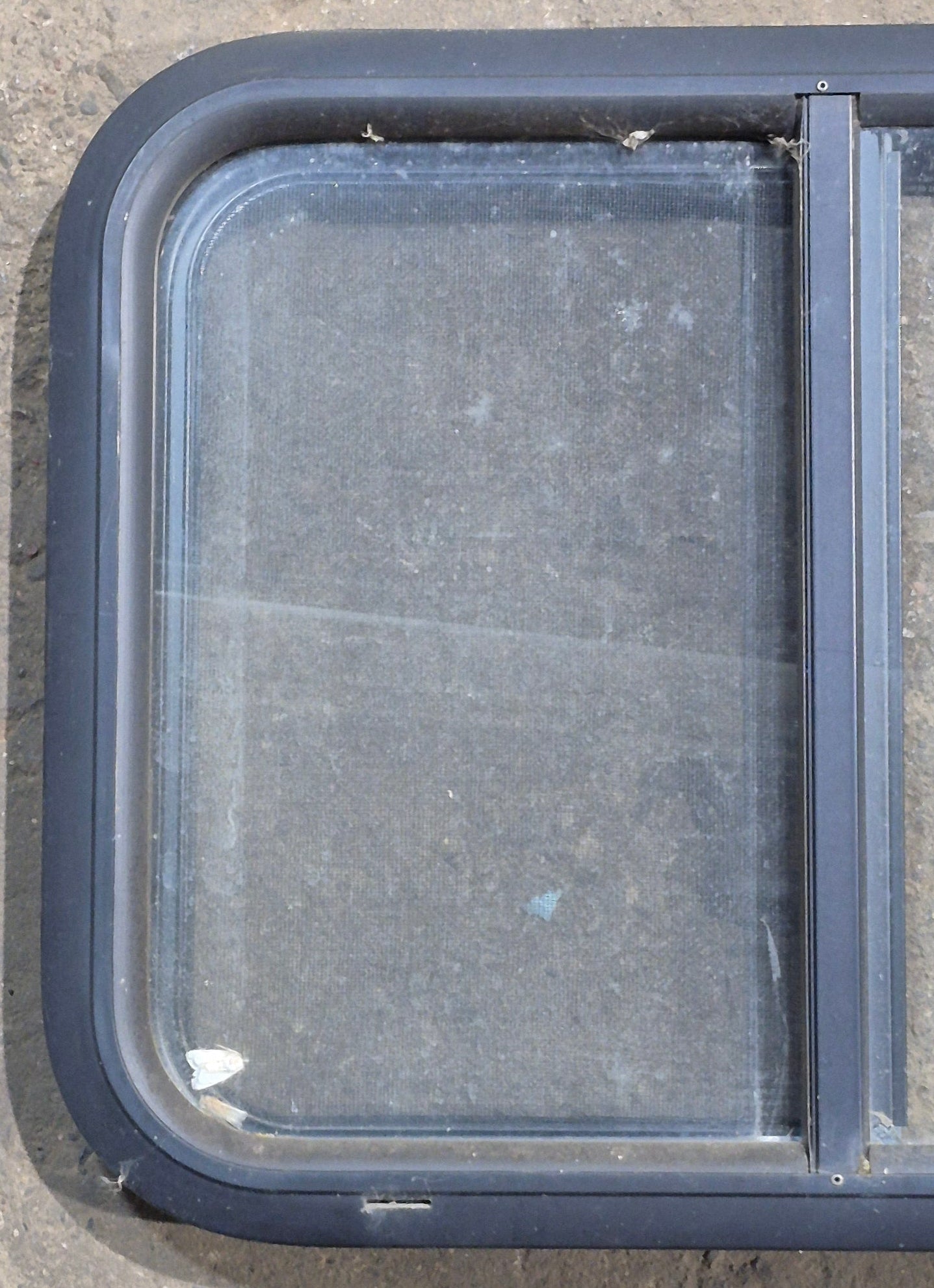 Used Black Radius Opening Window : 24 1/4