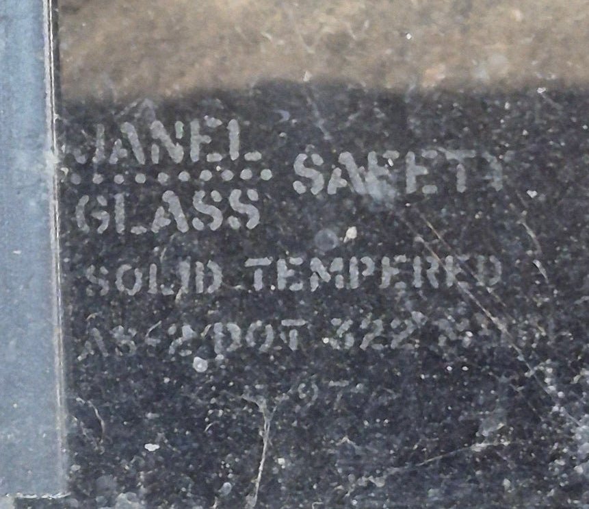 Used Black Radius Opening Window : 24 1/4