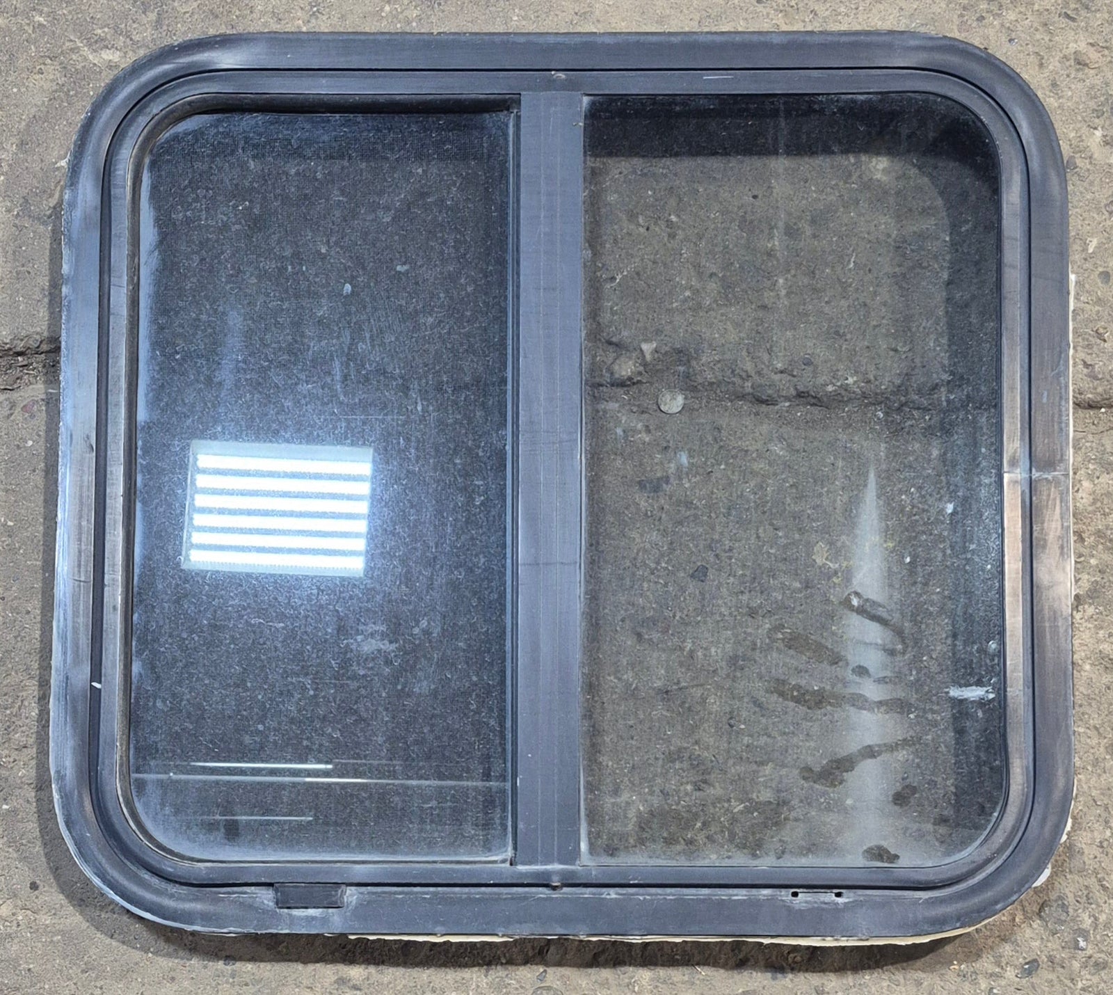 Used Black Radius Opening Window : 24 1/4