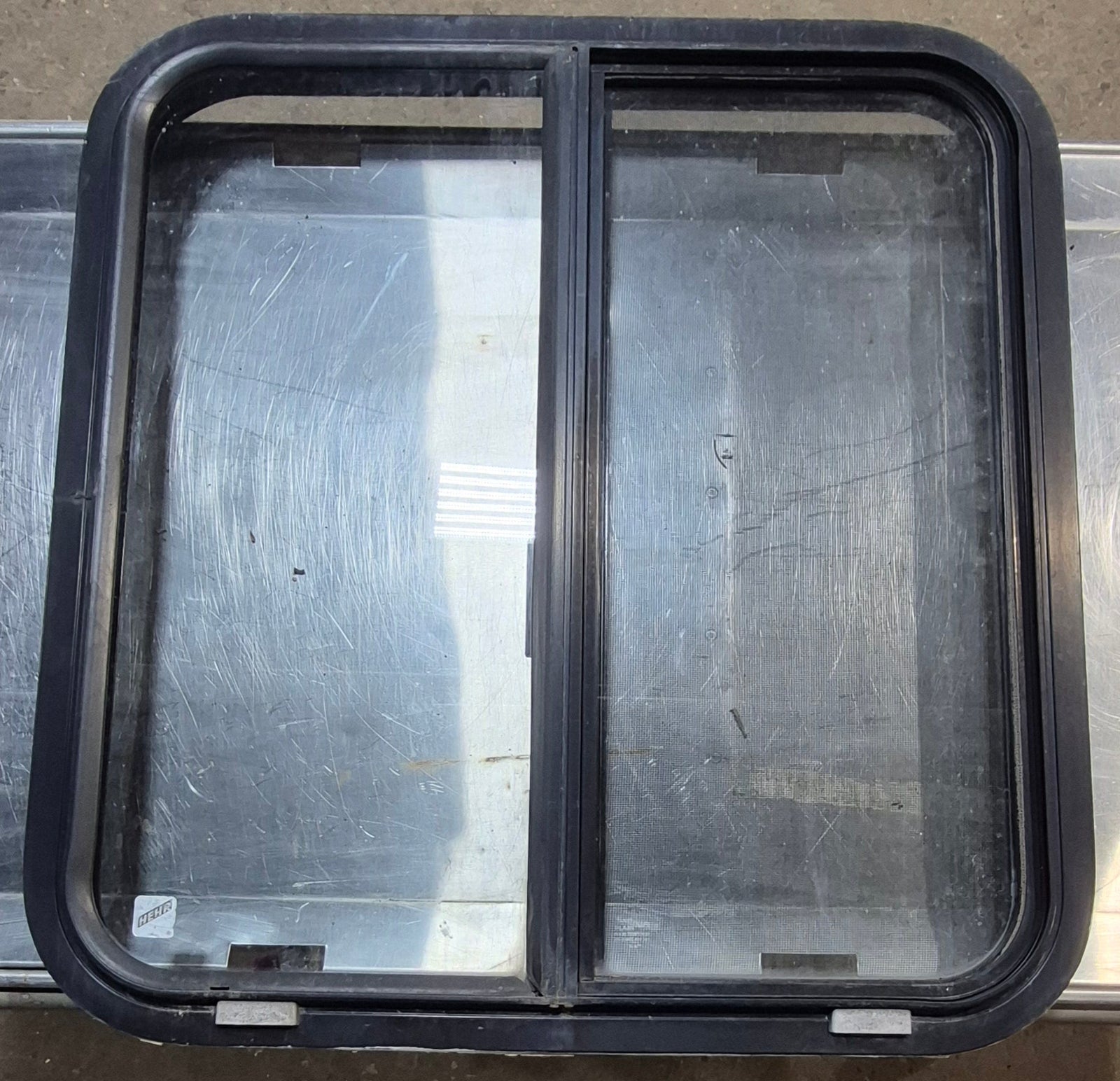 Used Black Radius Opening Window : 24 1/4