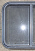 Used Black Radius Opening Window : 25 1/2" W x 20" H x 1 3/4" - Young Farts RV Parts