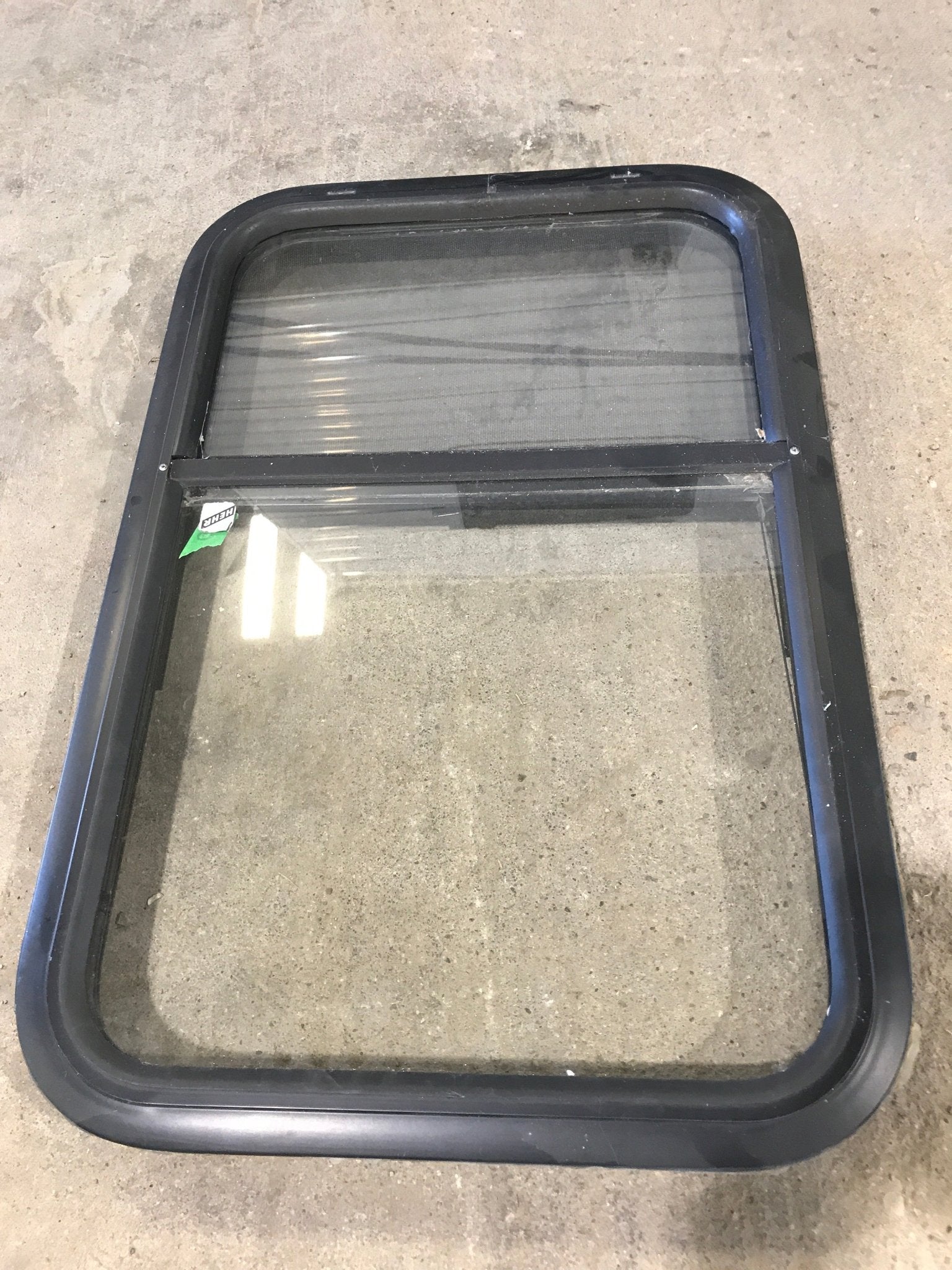 Used Black Radius Opening Window : 27 3/4