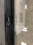 Used Black Radius Opening Window : 27 3/4" W x 18" H x 1 3/4" - Young Farts RV Parts
