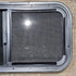 Used Black Radius Opening Window : 29 1/2" W x 14 1/2" H x 1 1/4" - Young Farts RV Parts