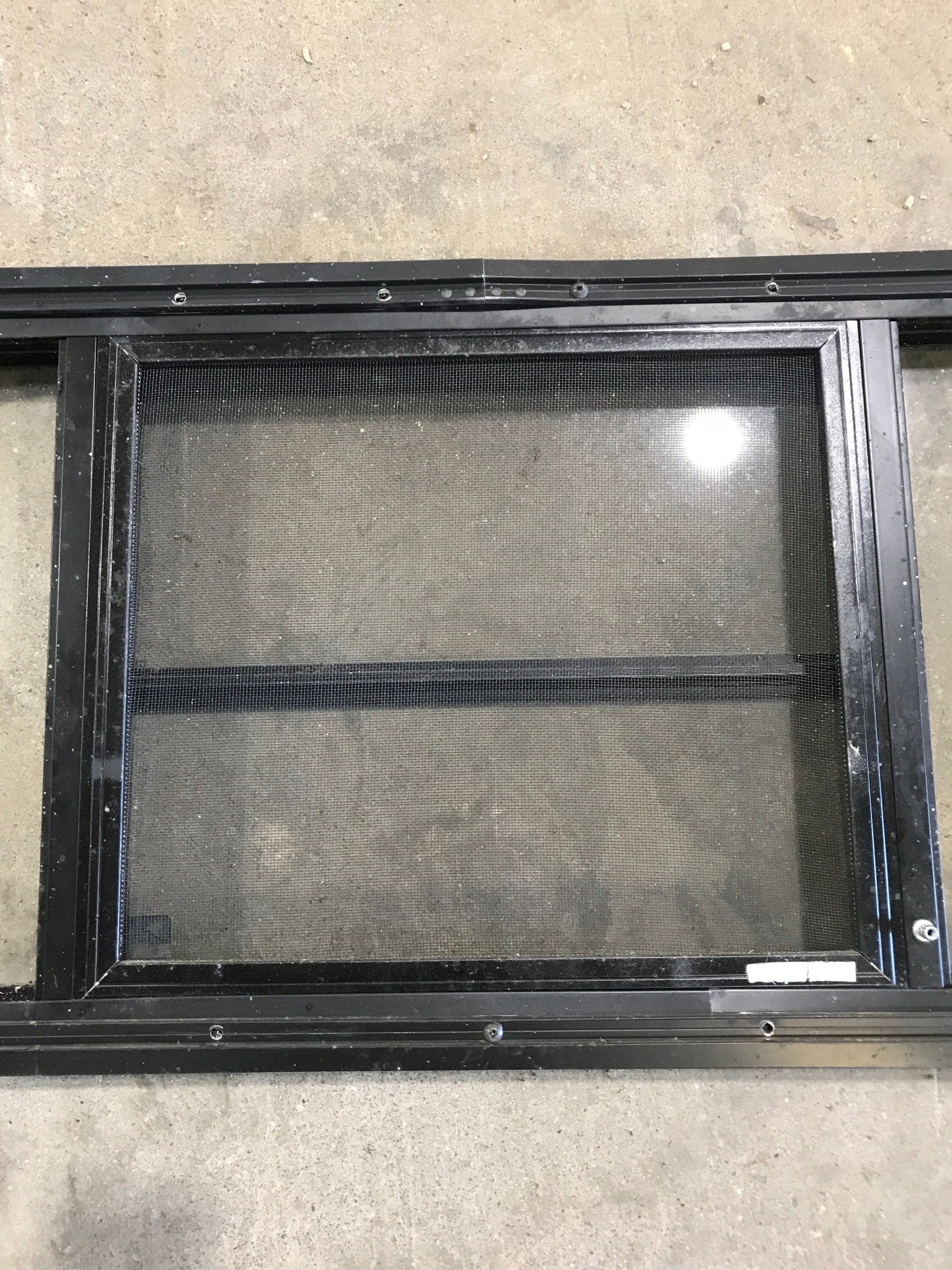 Used Black Radius Opening Window : 29 1/2