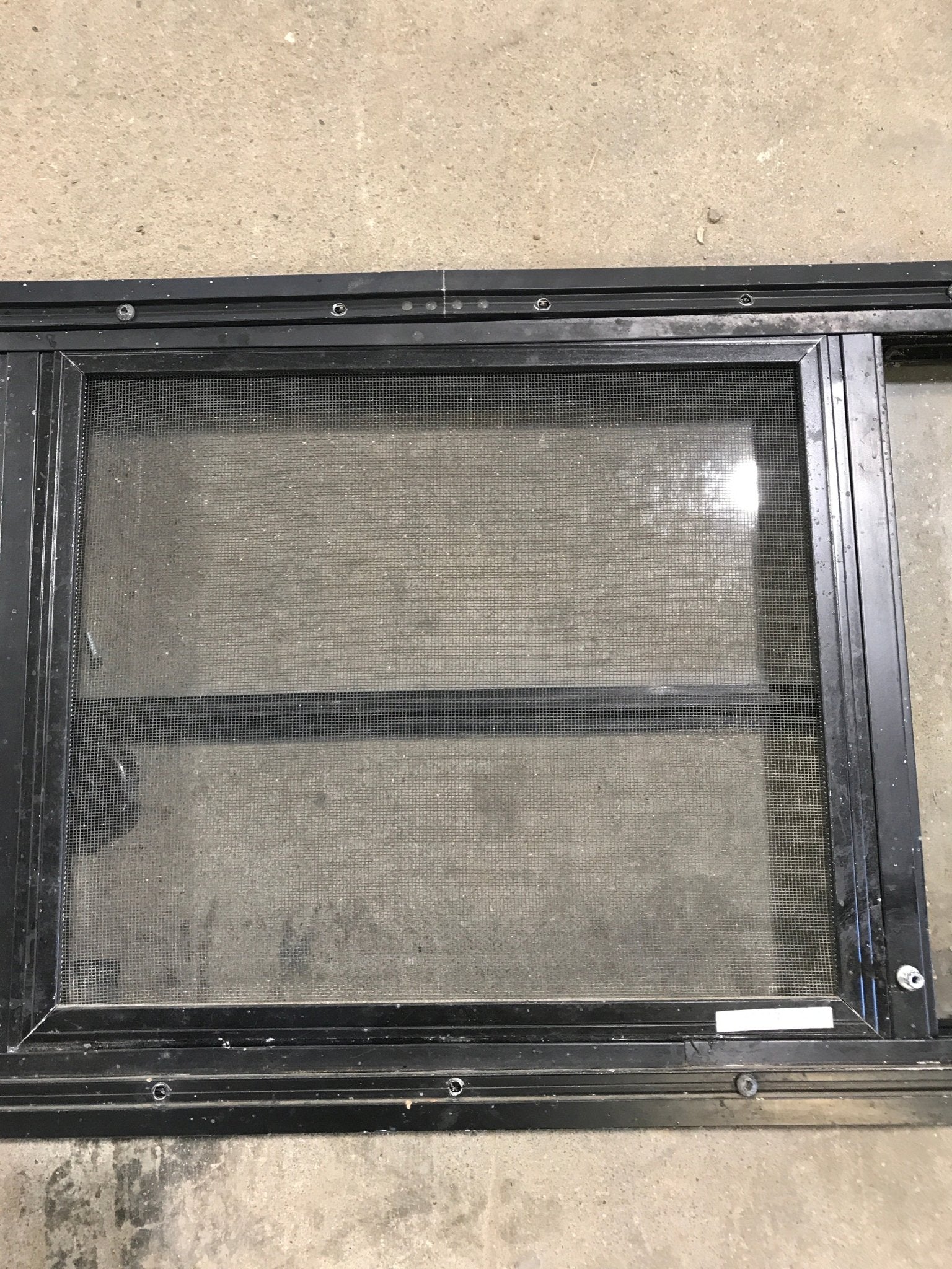 Used Black Radius Opening Window : 29 1/2