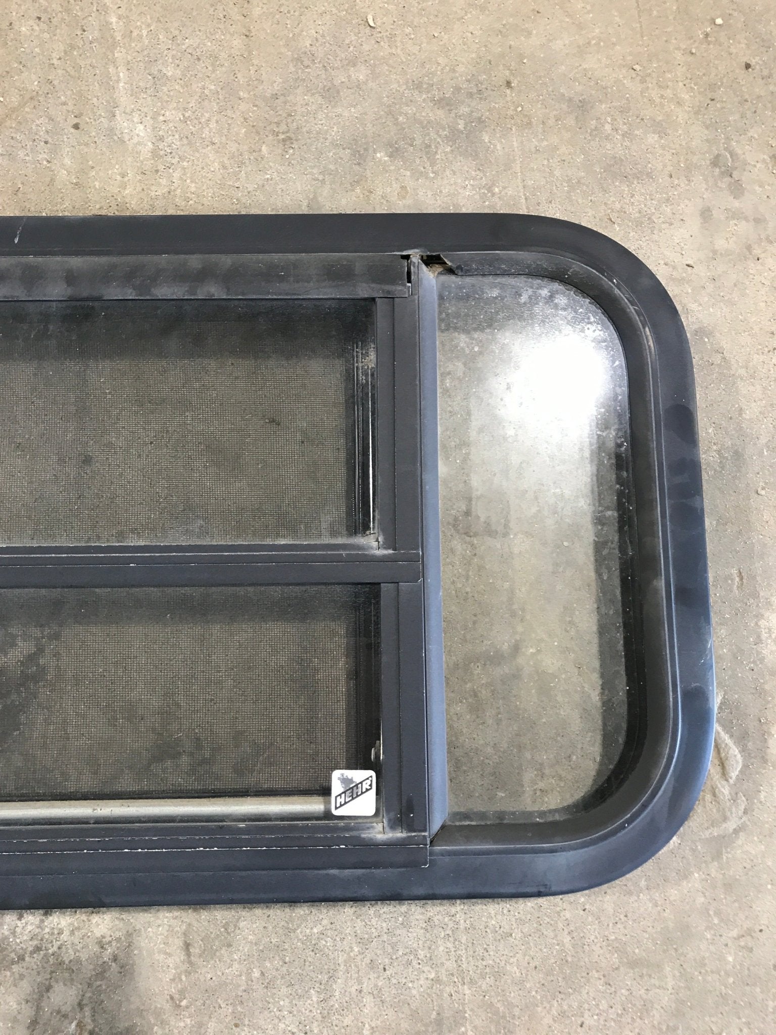 Used Black Radius Opening Window : 29 1/2
