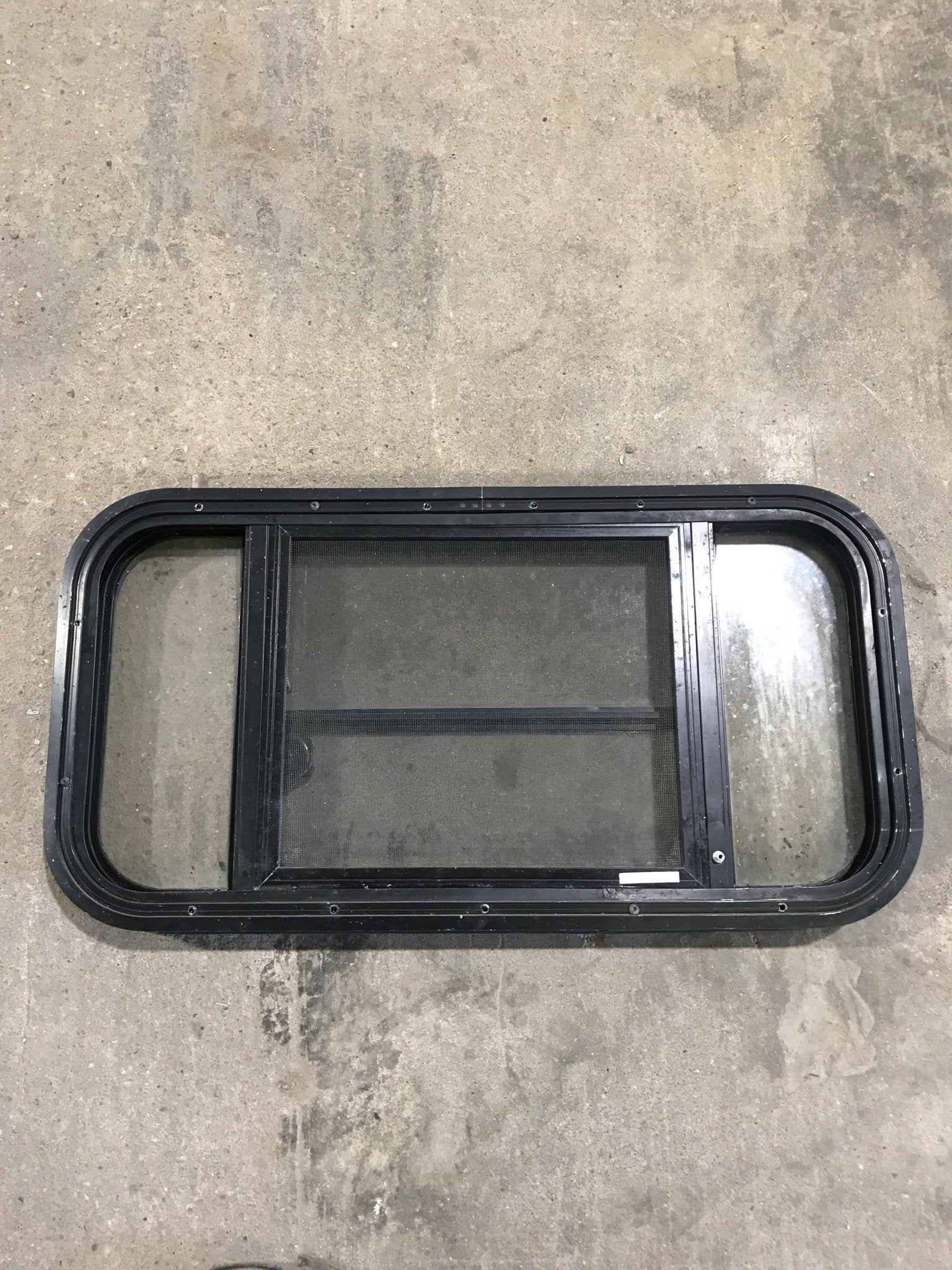 Used Black Radius Opening Window : 29 1/2