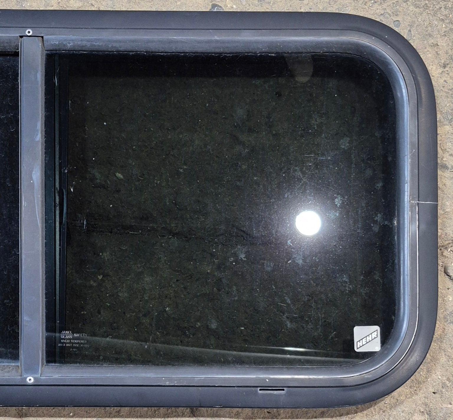Used Black Radius Opening Window : 29 1/2