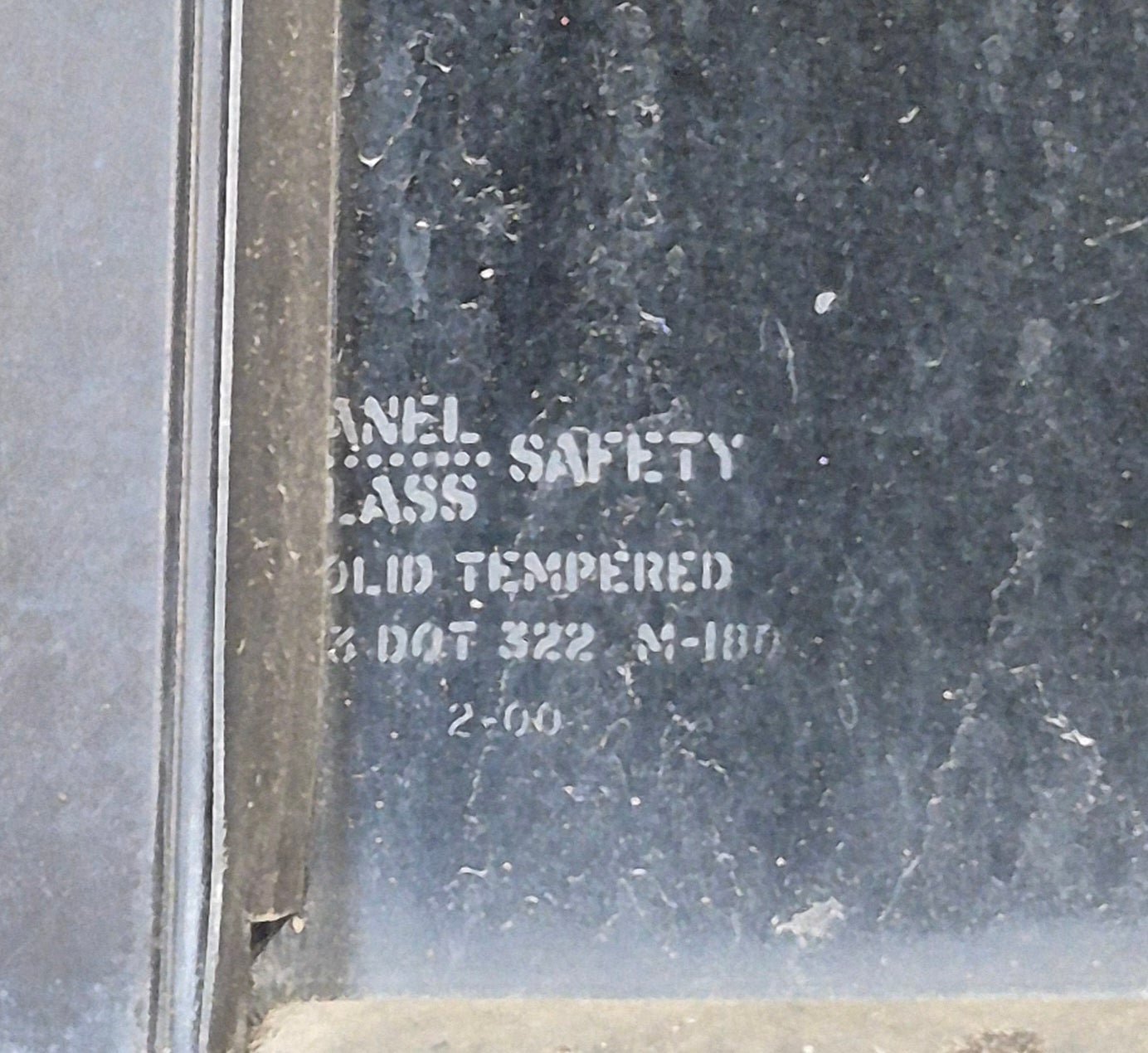 Used Black Radius Opening Window : 29 1/2