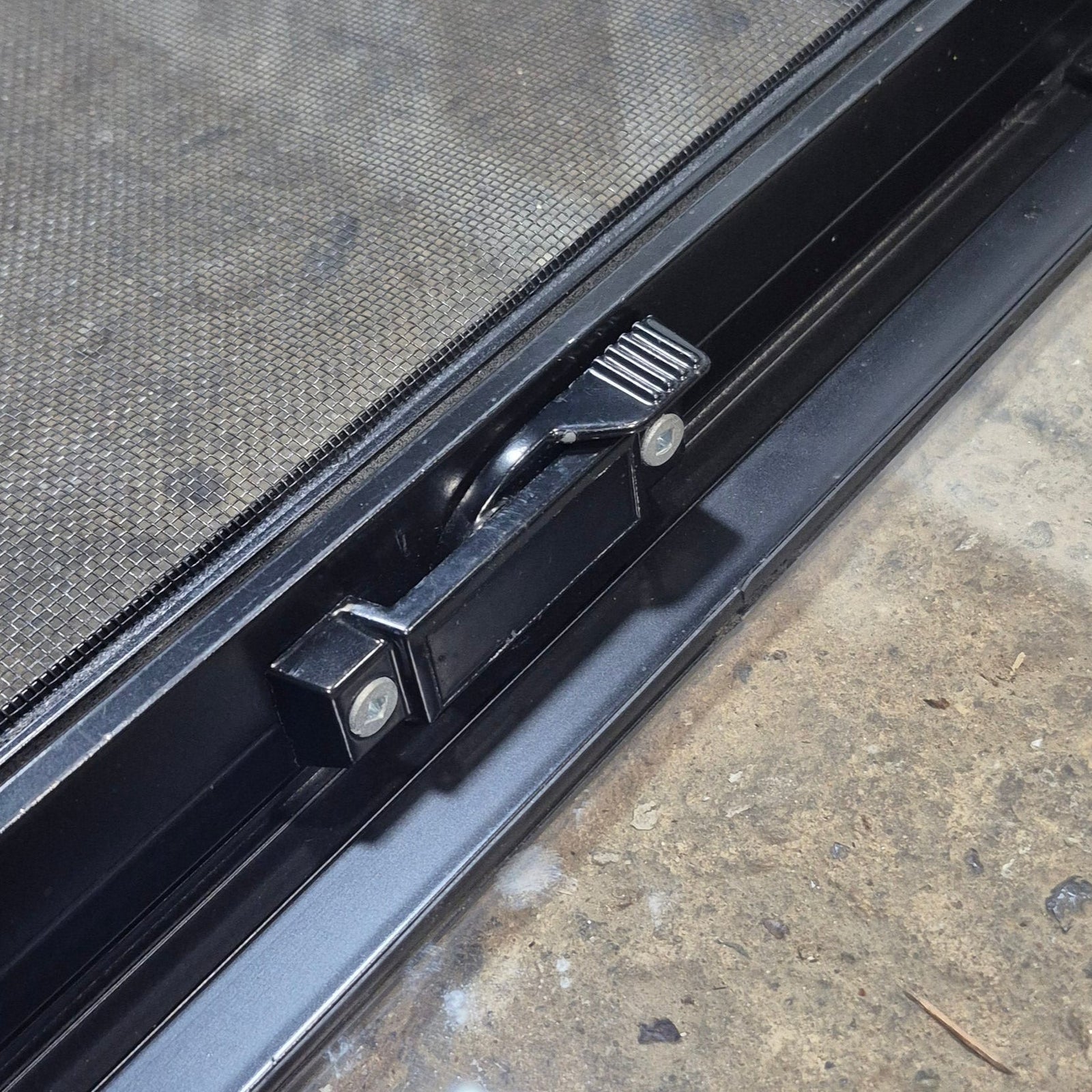 Used Black Radius Opening Window : 29 1/2