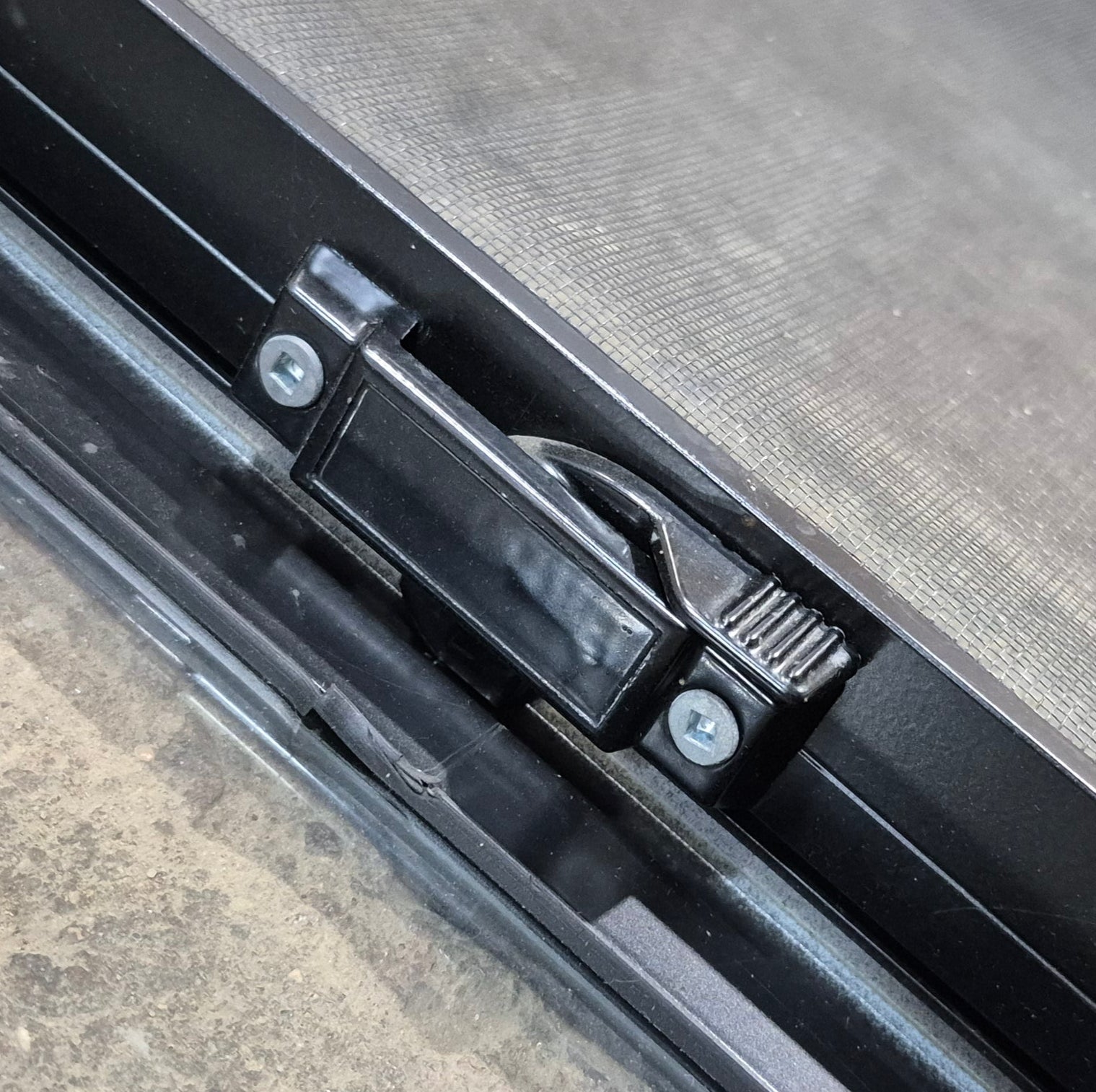 Used Black Radius Opening Window : 29 1/2